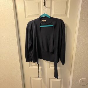 Loft navy blue cardigan xl